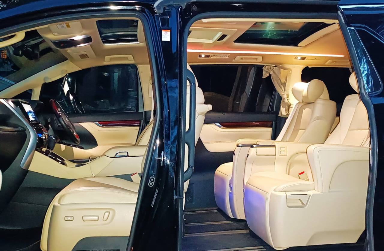 Fareast Ventures luxury MPV cabin with open sliding door