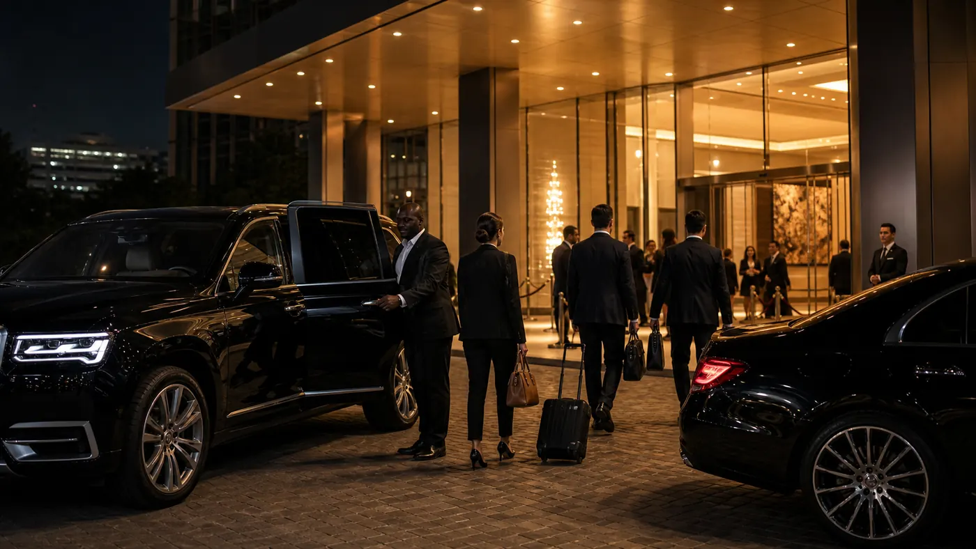 Corporate event transport service